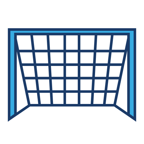 image of a football net